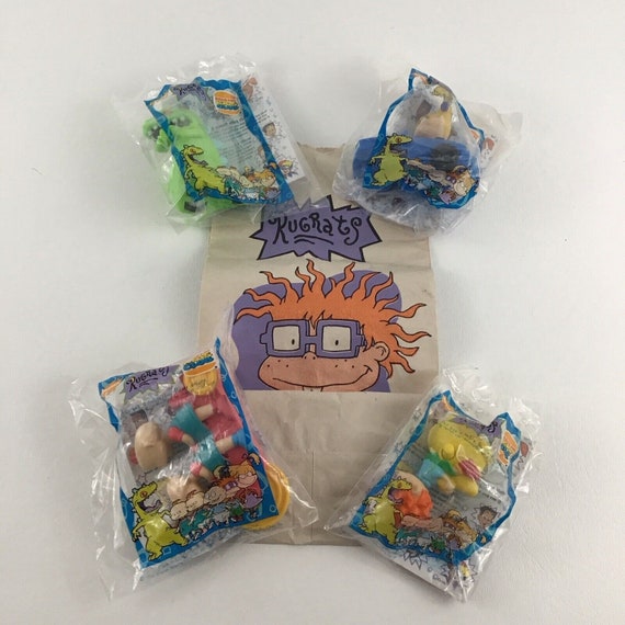 Rugrats Movie Burger King Kids Club Toy Lot With Bag Nickelodeon