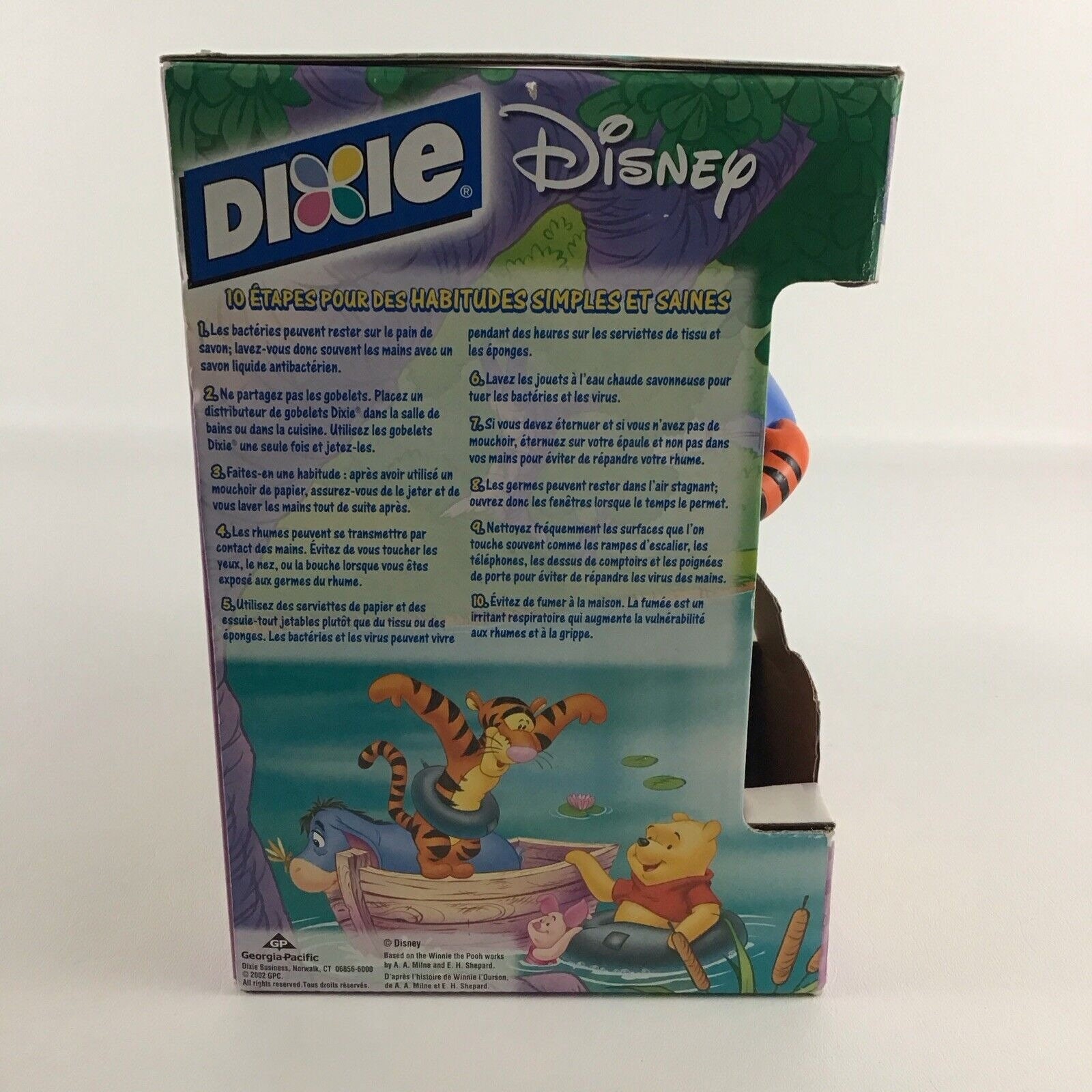 Dixie Disney Winnie the Pooh Cup Dispenser Tigger Honey Pot