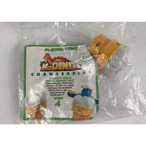 Changeables McDino Ice Cream Cone McDonald&#39;s Happy Meal Toy Vintage 1990