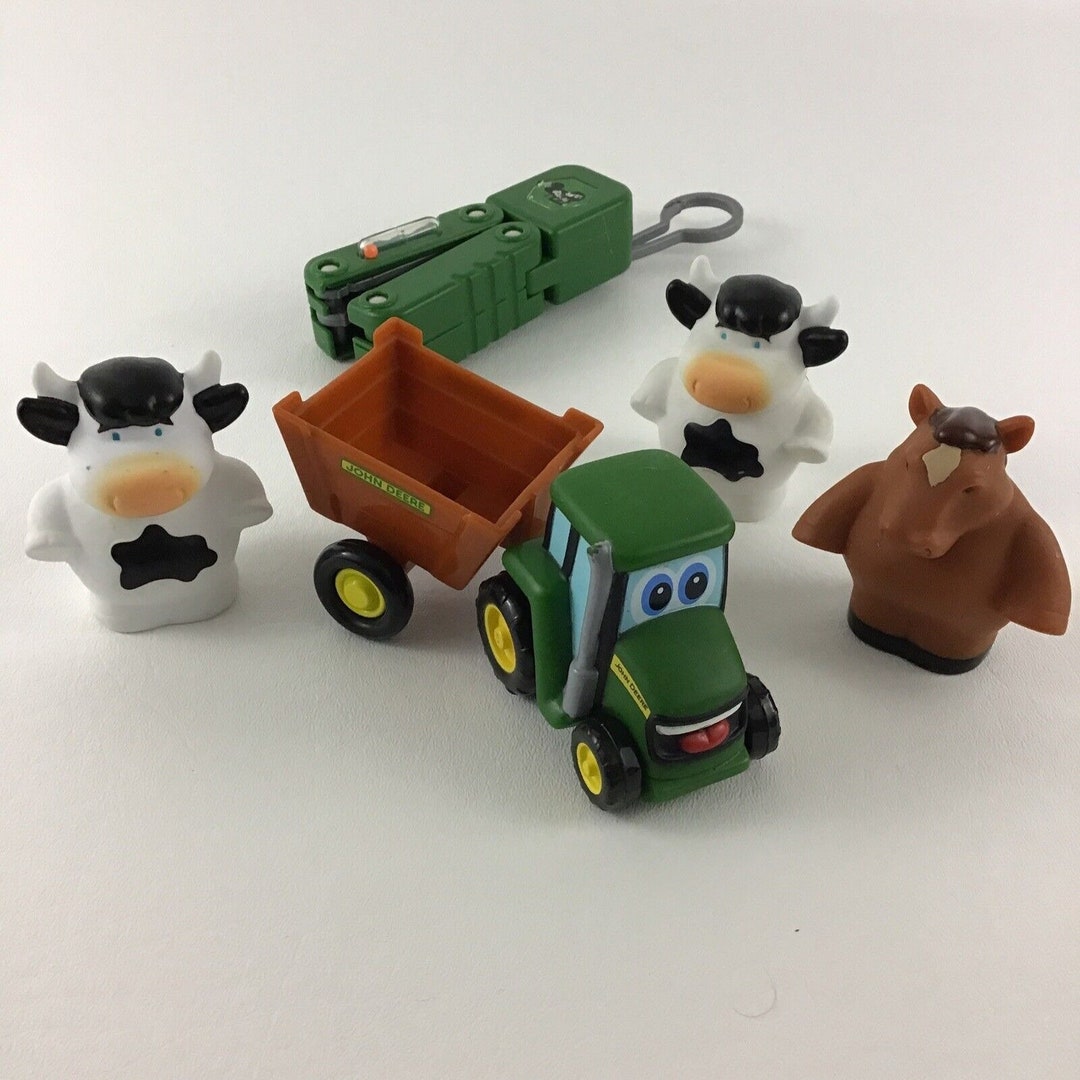 John Deere Johnny Tractor Farm Barnyard Playset Ertl Tomy Multitool