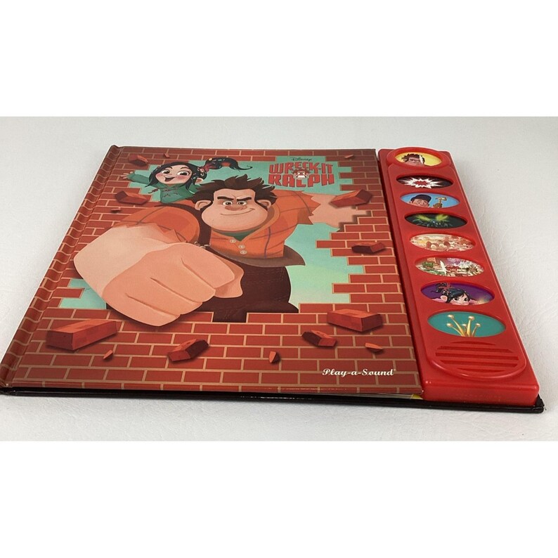 Breaking Ralf Disney Wreck It Ralph Play A Sound Book Hardcover Interactive Storybook ...