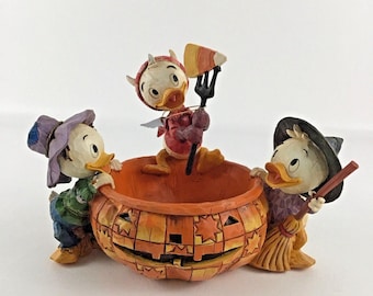 Jim Shore Disney Showcase "Playing Tricks Sharing Treats" Figurine Bowl 4005630