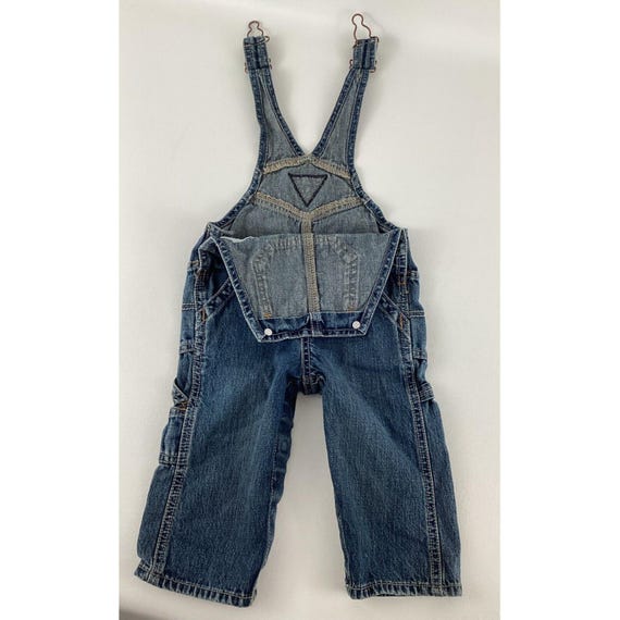 Vintage OshKosh B'gosh Sz 12mo Overalls Blue Denim To… - Gem