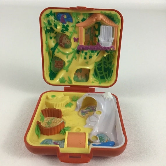 Bluebird POLLY POCKET WILD ZOO WORD 4 figurines Bluebird 1989 Complete Bluebird POLLY POCKET WILD ZOO WORD 4 figurines Bluebird 1989 Complete