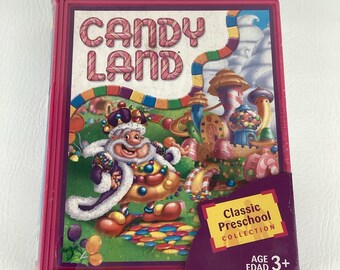 Candy Land Board Game Book Sorage Case Classic Preschool Collection Vintage 2006