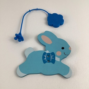 Fisher Price Dancing Animals Musical Mobile Replacement Bunny Rabbit Vintage 80s