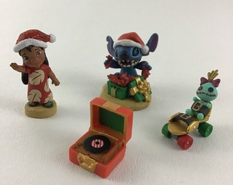 Disney Lilo & Stitch Petit Calendrier de l'Avent Noël Vacances Mini Figurines Lot