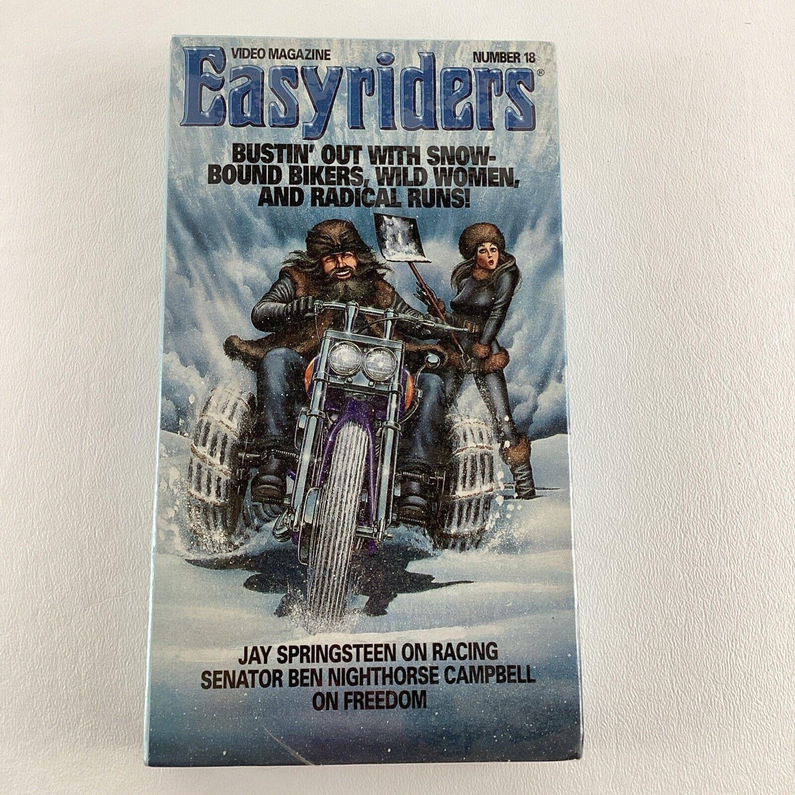 Easyriders Video Magazine VHS Tape Number 18 Snow Bound Bikers 
