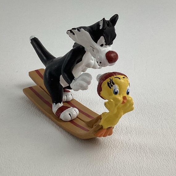 Figurine Looney Tunes Titi Sportif - Résine - Boîte D'origine - Ultra Rare (1999)