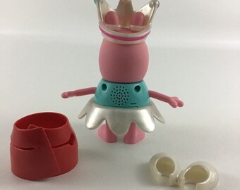 Peppa Pig Talking Dress up Doll Figure Princess Tiara Vintage Jazwares 2003 Toy Etsy