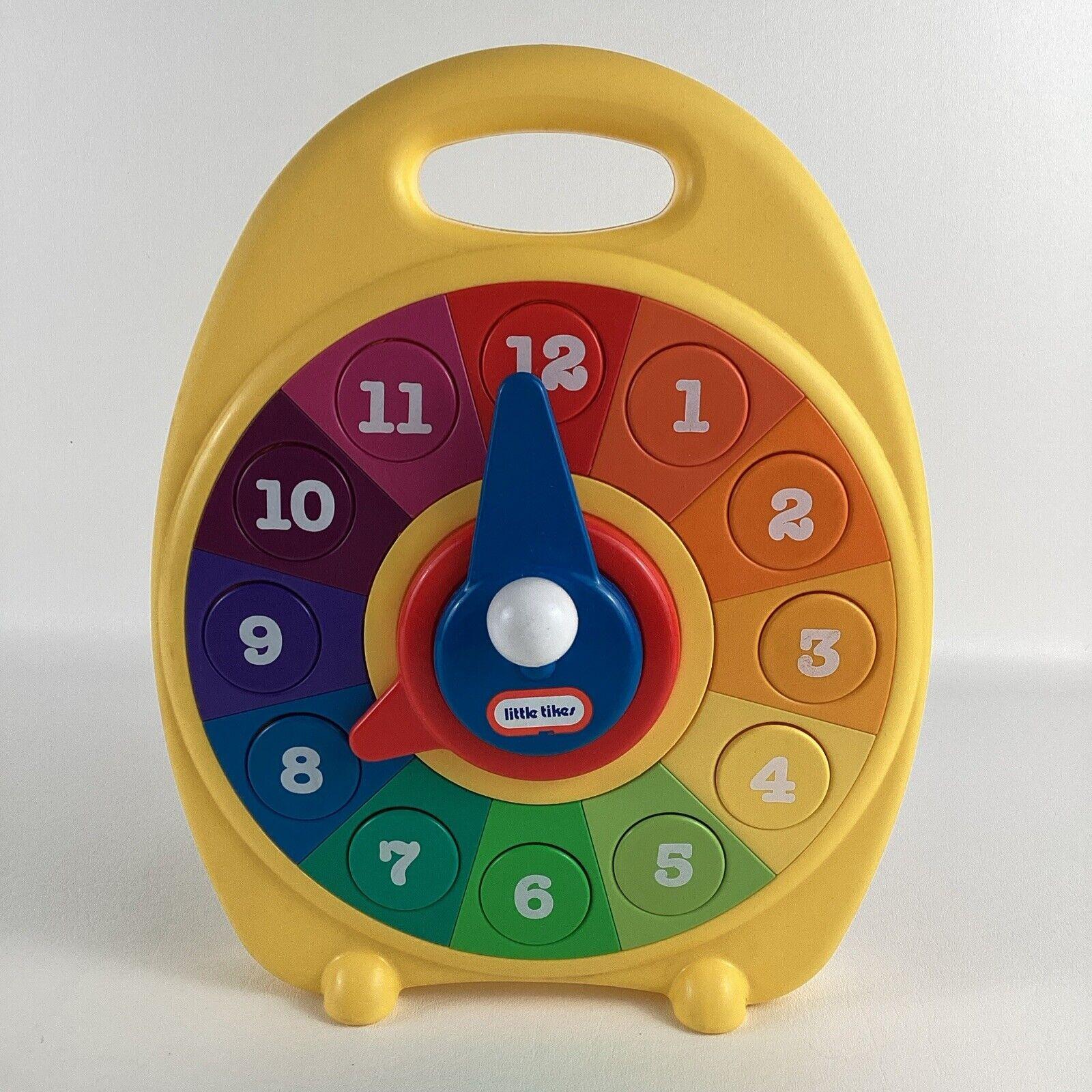 ココアタイム様ー0726ー5000ーアミューズメント Vintage Little Tikes Play and Learn Clock Colorful Time Tell
