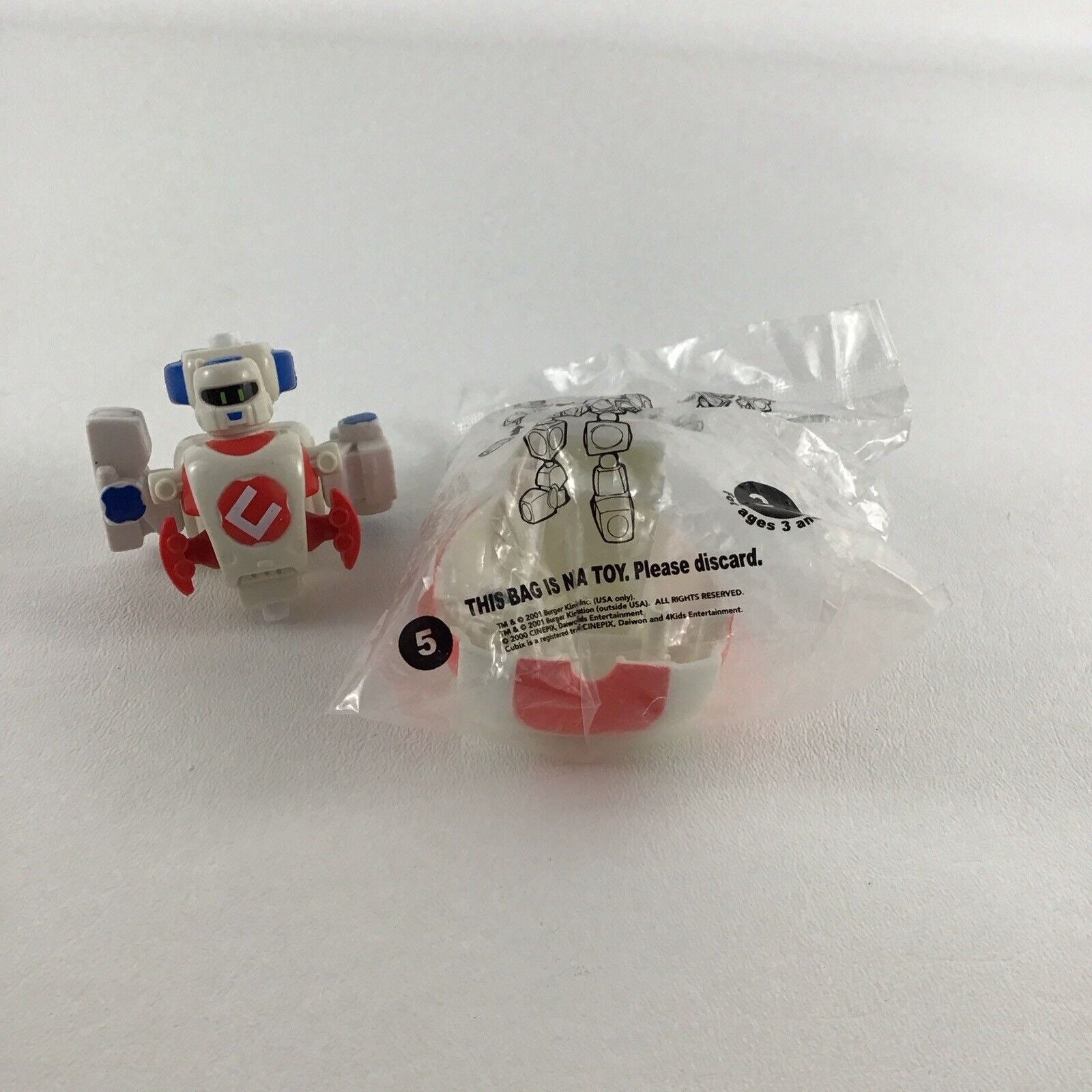 バーガーキングのコレクション Cubix Robots for Everyone Burger King Toys Bubble Town