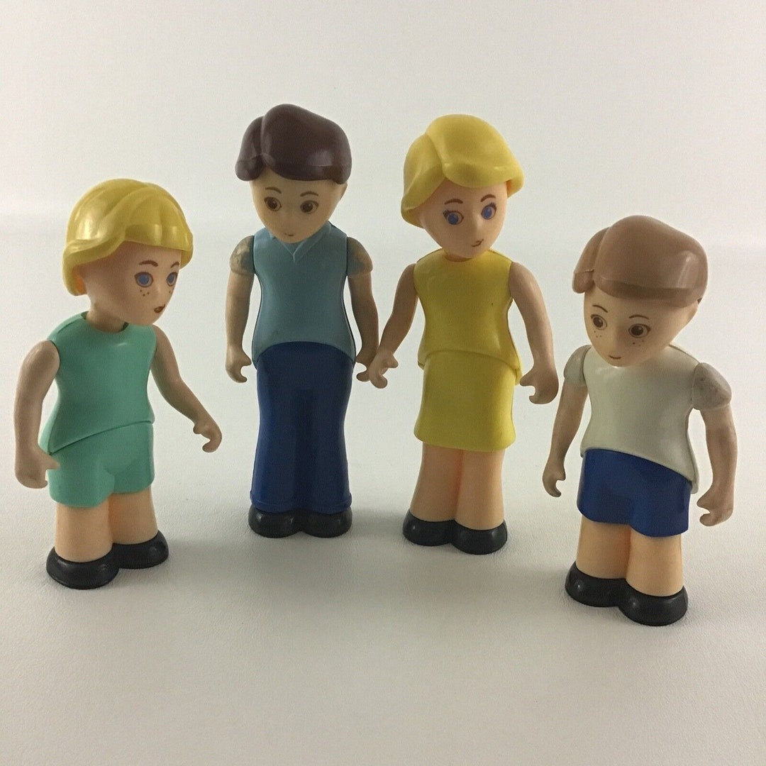 Little Tikes Dollhouse Family Figures Doll Parent Kid Lot GOOD PAINT