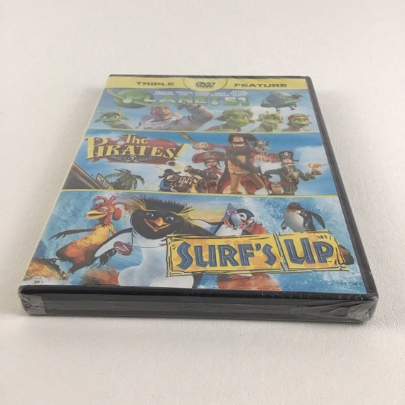 Triple Feature DVD Video Movies Planet 51 the Pirates Surf's