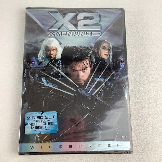 X2 X-men United Movie DVD 2 Disc Set Bonus Features Adventure New