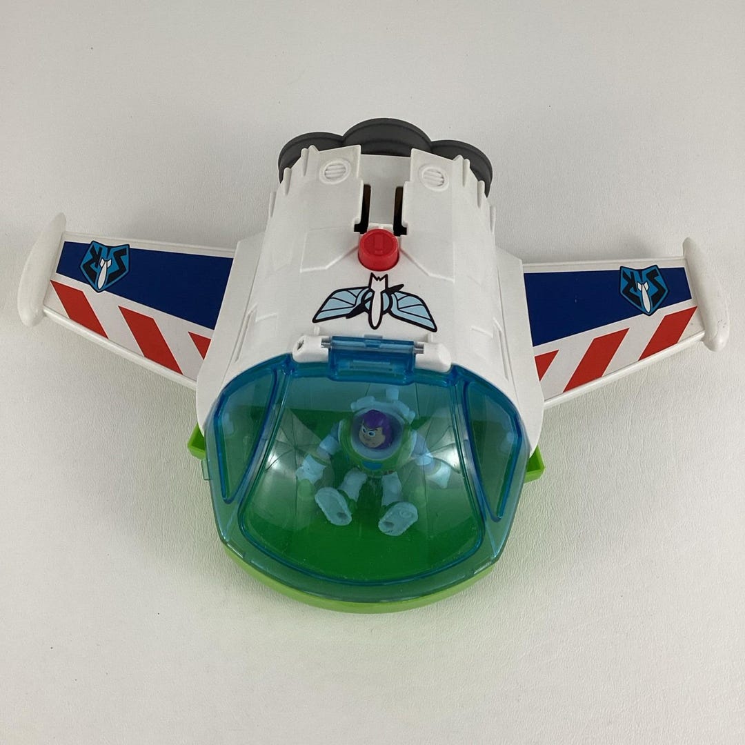 Fisher Price Imaginext Disney Pixar Toy Story Buzz Lightyear Spaceship ...