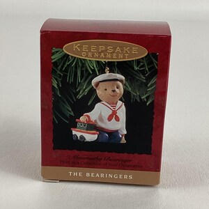 Hallmark Keepsake Ornament Bearingers Abearnathy Victoria Circle Vintage 1993