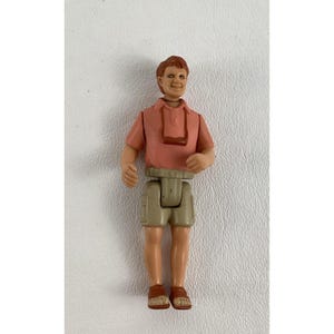 Fisher Price Sweet Streets Replacement Beach House Figure Man Dad Vintage 2000