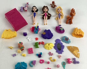 Disney Princess Little Kingdom Dolls Figures Accessories Rapunzel Snow White Lot