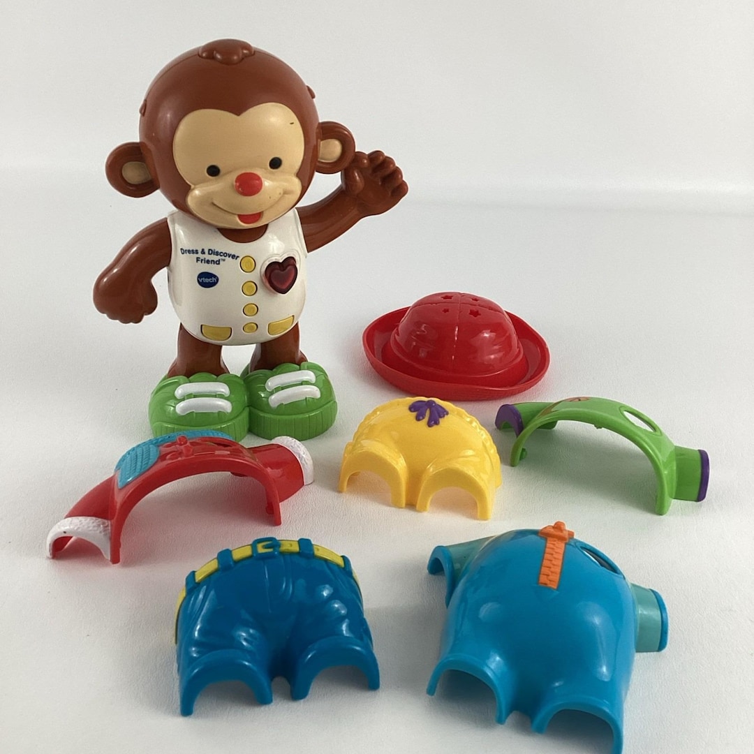 Vtech Dress Vtech Dress & Driscover Friend Interactive Monkey Lights Sounds Toddler ...