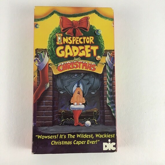 Inspector Gadget Saves Christmas VHS Tape Holiday Show Santa Etsy