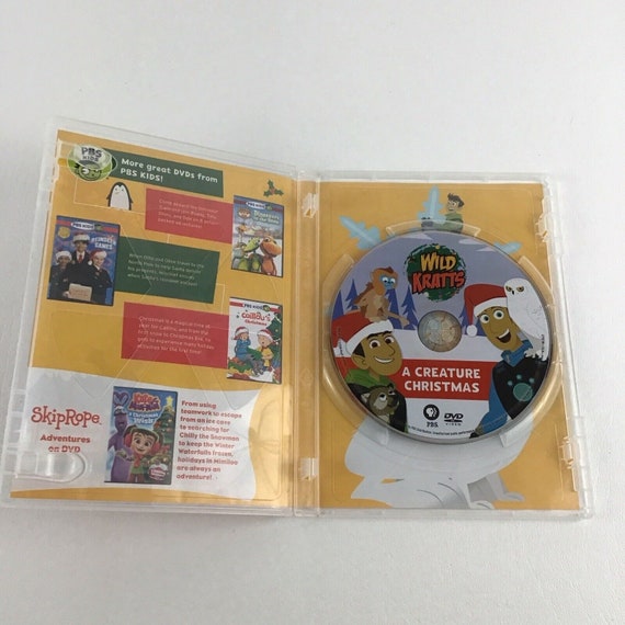 PBS Kids Wild Kratts DVD A Creature Christmas Fun Filled