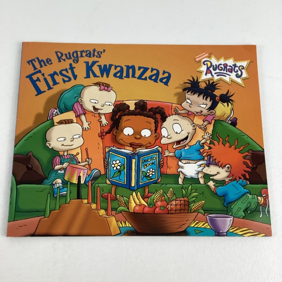 Nickelodeon the Rugrats First Kwanzaa Paperback Book Vintage 2001 Tommy