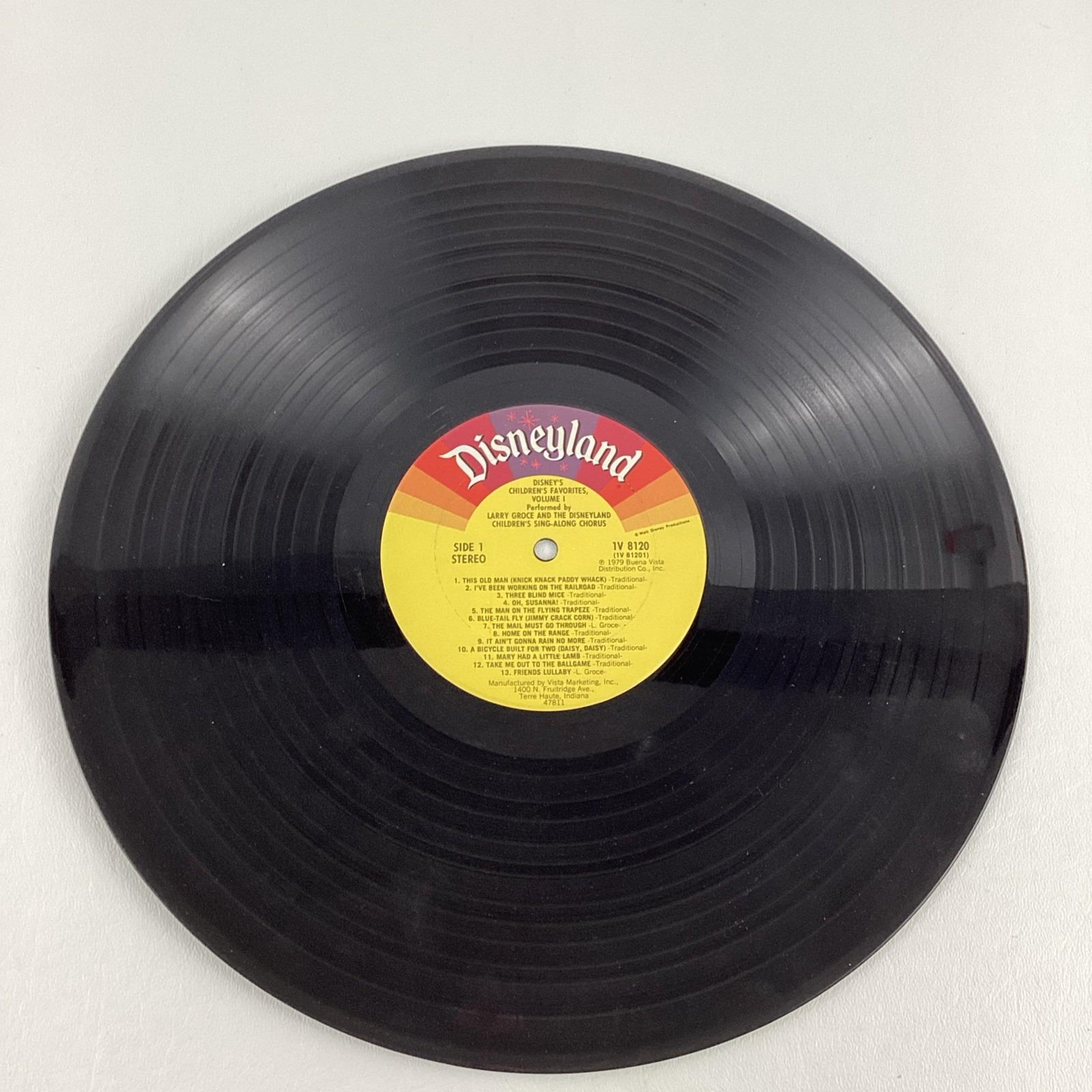 Disney Children's Favorites Vinyl Record Album Volume I Vintage