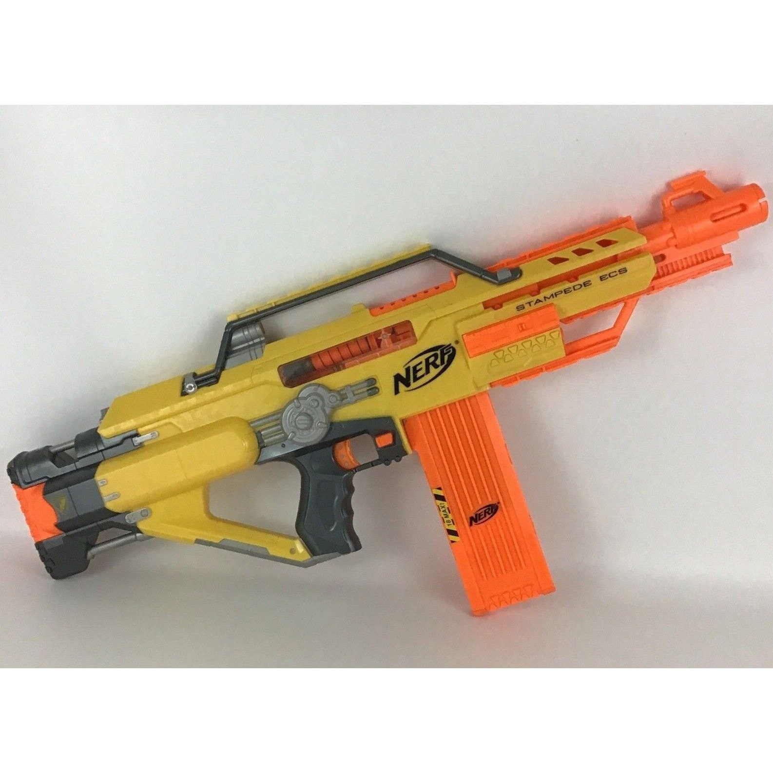 Nerf LongStrike CS-6 Sniper Rifle. With Barrel, Extended Mags And RARE  Sight