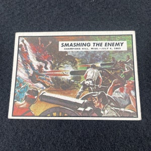 1962 Topps 南北戦争ニュースカード #48 敵を倒せ 60 年代ヴィンテージ トレーディング カード