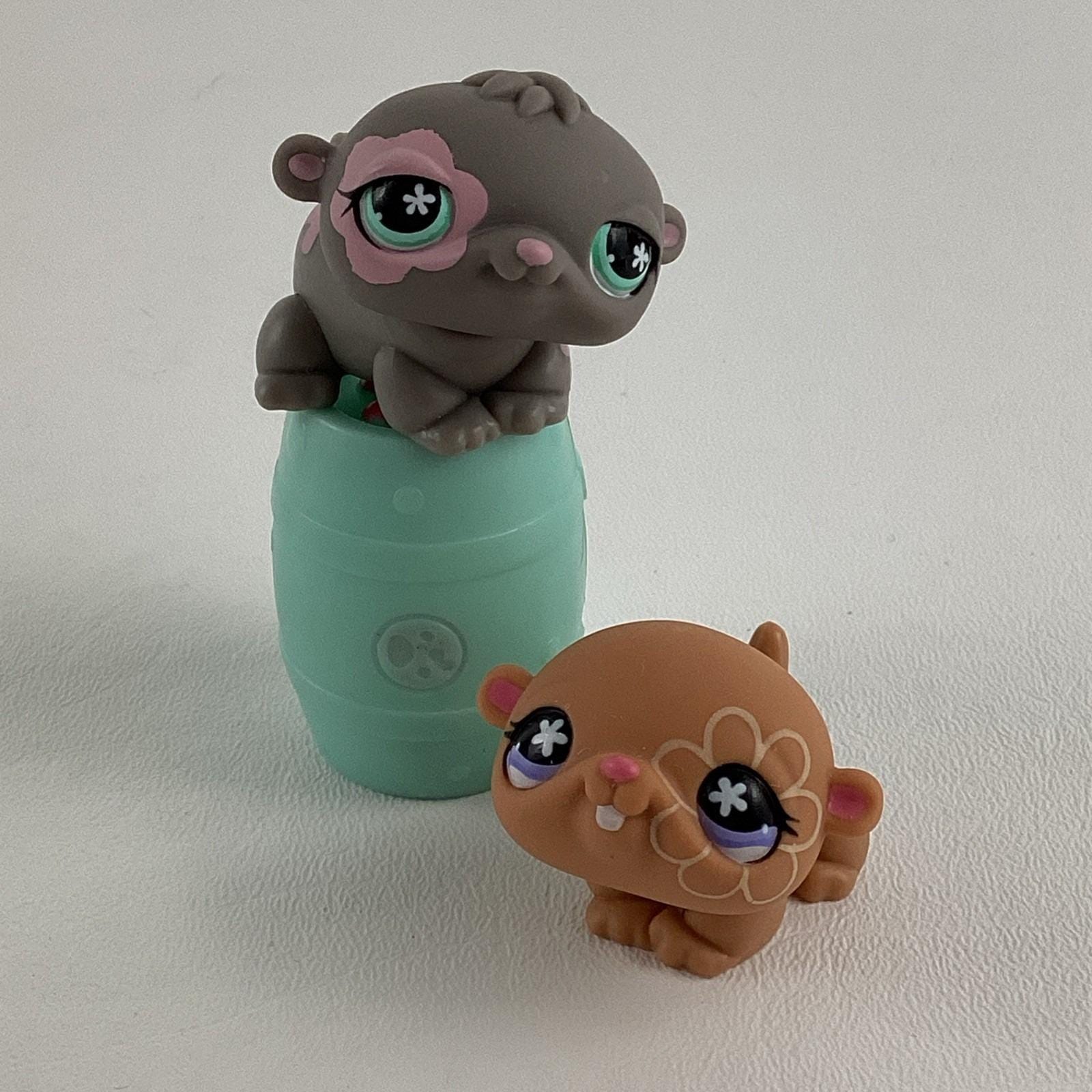 Littlest Pet Shop #624 Hamster #625 Cuddliest Lot Animal Figure