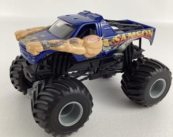Hot Wheels Monster Jam Samson Die Cast Truck 1:24 Scale Advance Auto Parts Rare