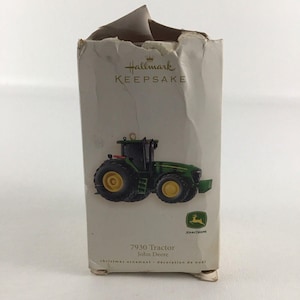 Hallmark Keepsake Christmas Ornament John Deere 7930 Farm Tractor Machine