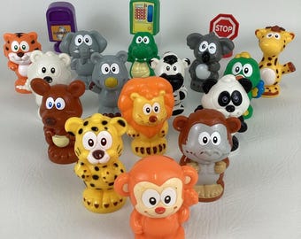 Cartelli sostitutivi con figure di animali per la stazione ferroviaria VTech Smartville Alphabet 2006