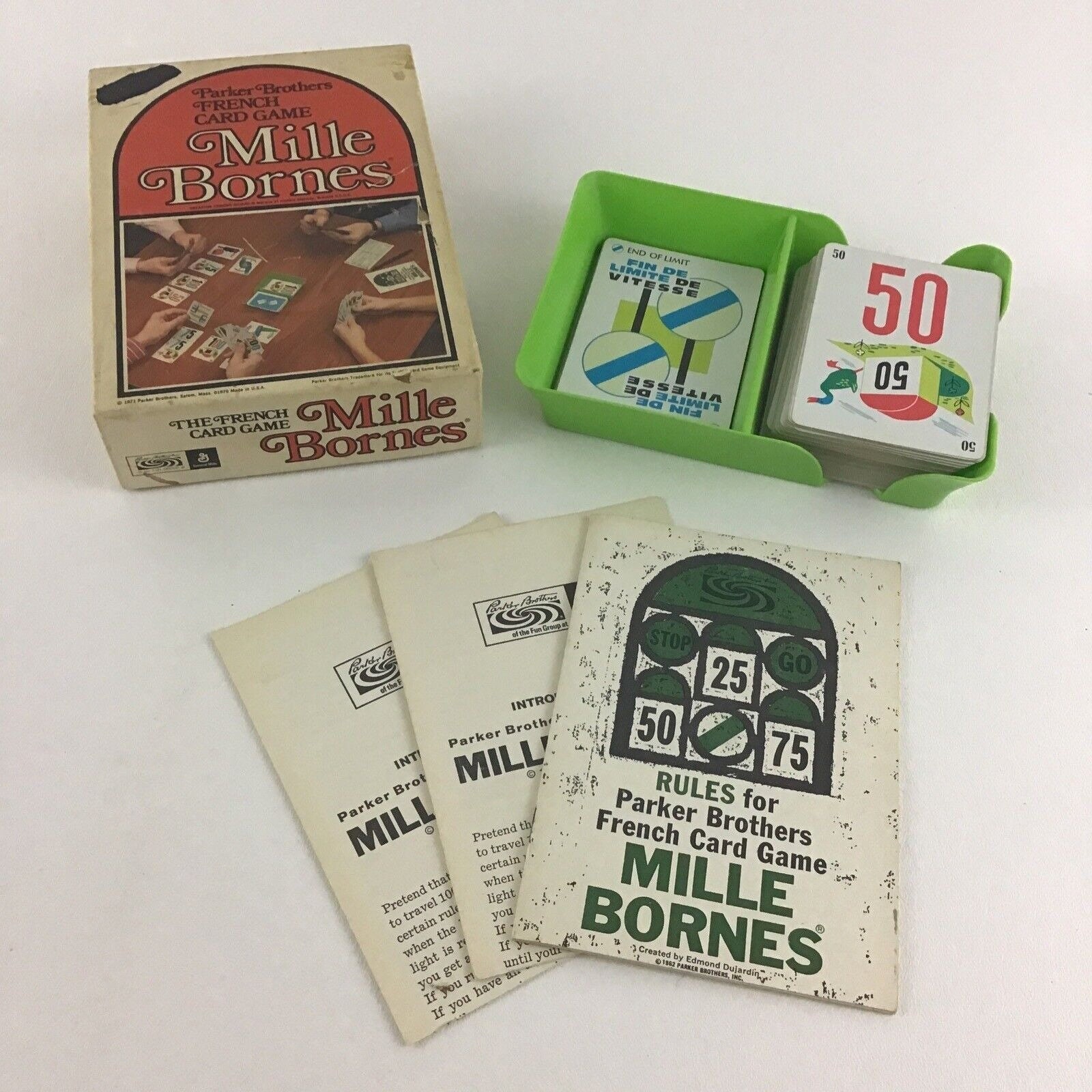 Mille Bornes Classic Racing Card Game Tin Box Asmodee MIB01 French
