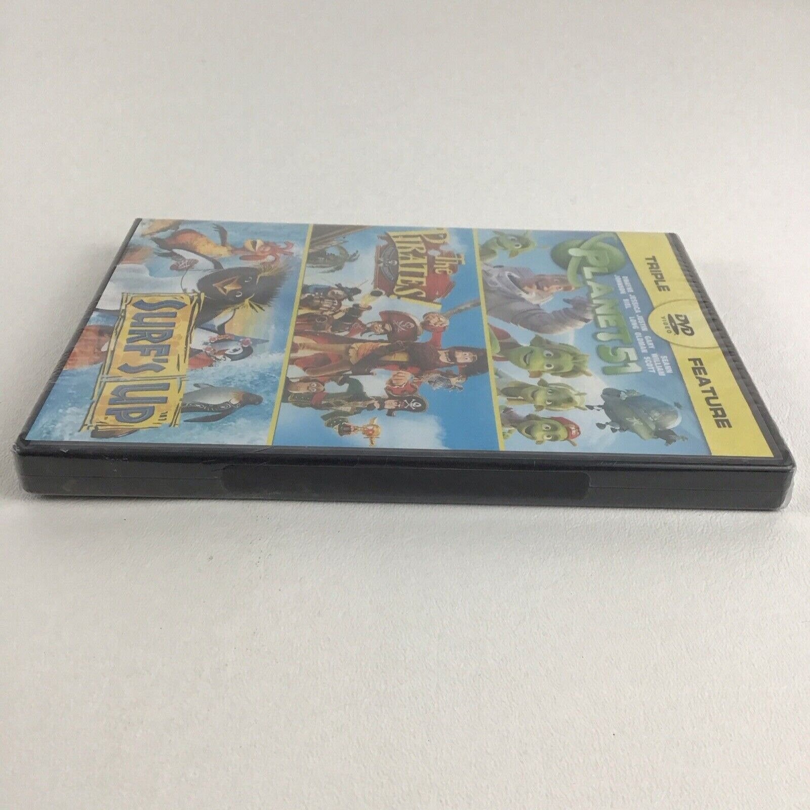 Triple Feature DVD Video Movies Planet 51 the Pirates Surf's up