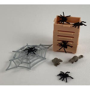 Playmobil Casse di ricambio Ragnatela Topi Geobra Halloween Creepy Crawlers
