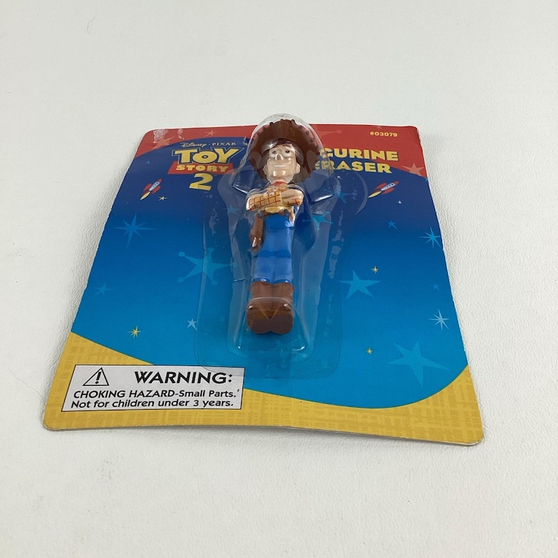 Disney Toy Story 2 Figur Radiergummi Sheriff Woody Figur Vintage 90er Jahre Mattel Neu Bild 2