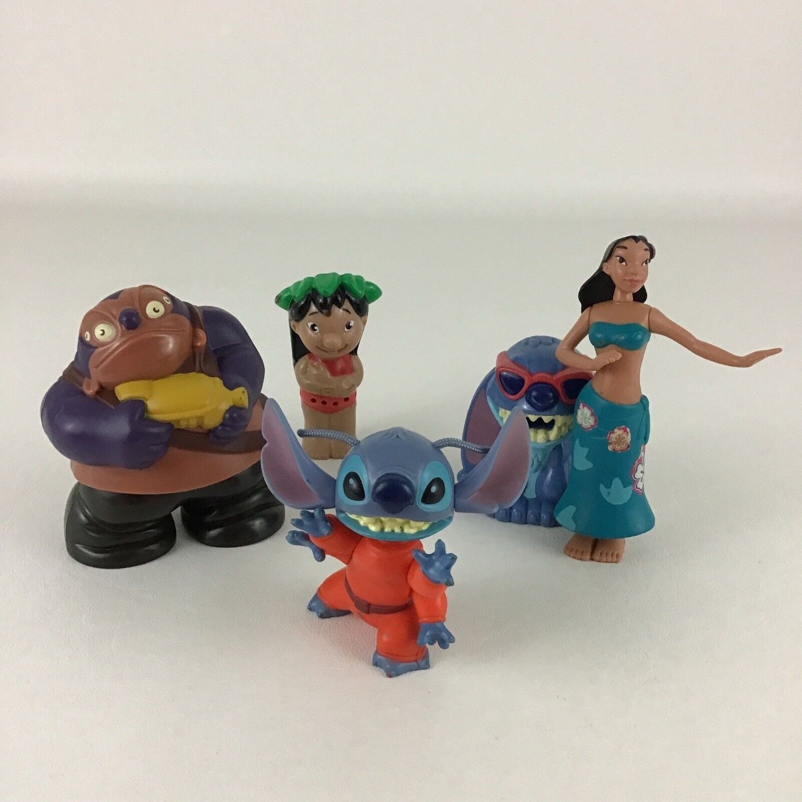 Lilo & Stitch Lilo Nani David Jumba Pleakley PVC Figures Toys for