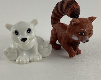 Barbie Magie Pegasus Shiver Eisbär Sagi Roter Panda Figuren Lot Vintage Spielzeug