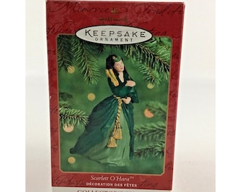 Hallmark Keepsake Julgransprydnad Scarlett O'Hara Borta med vinden Vintage 2000