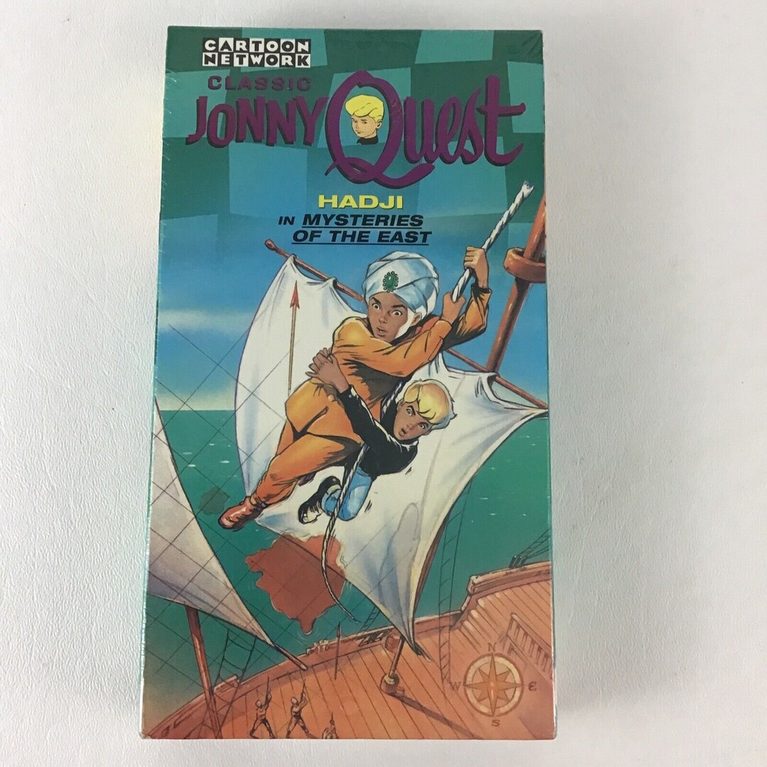 Classic Johnny Quest VHS Tape Hadji Cartoon Network Bonus Etsy