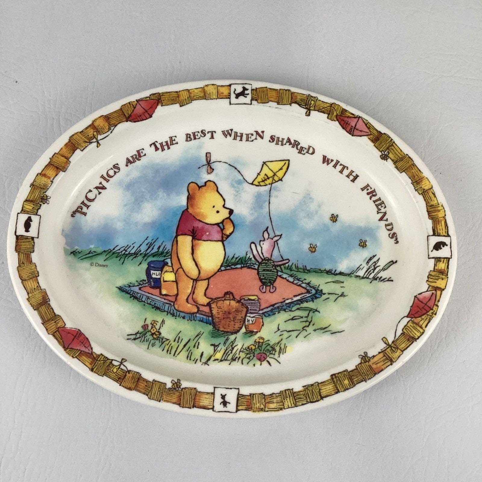 Winnie the Pooh Melamine Plate - Etsy