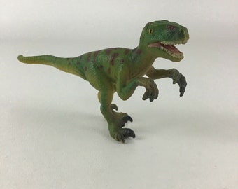 Schleich Velociraptor Dinosaur Green Dino Animal 5" Prehistoric PVC Figure 2003