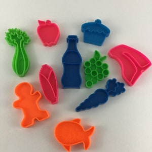 Tuff Stuff ショッピングカート 交換用食品食料品食事玩具 10個セット ヴィンテージ 1972