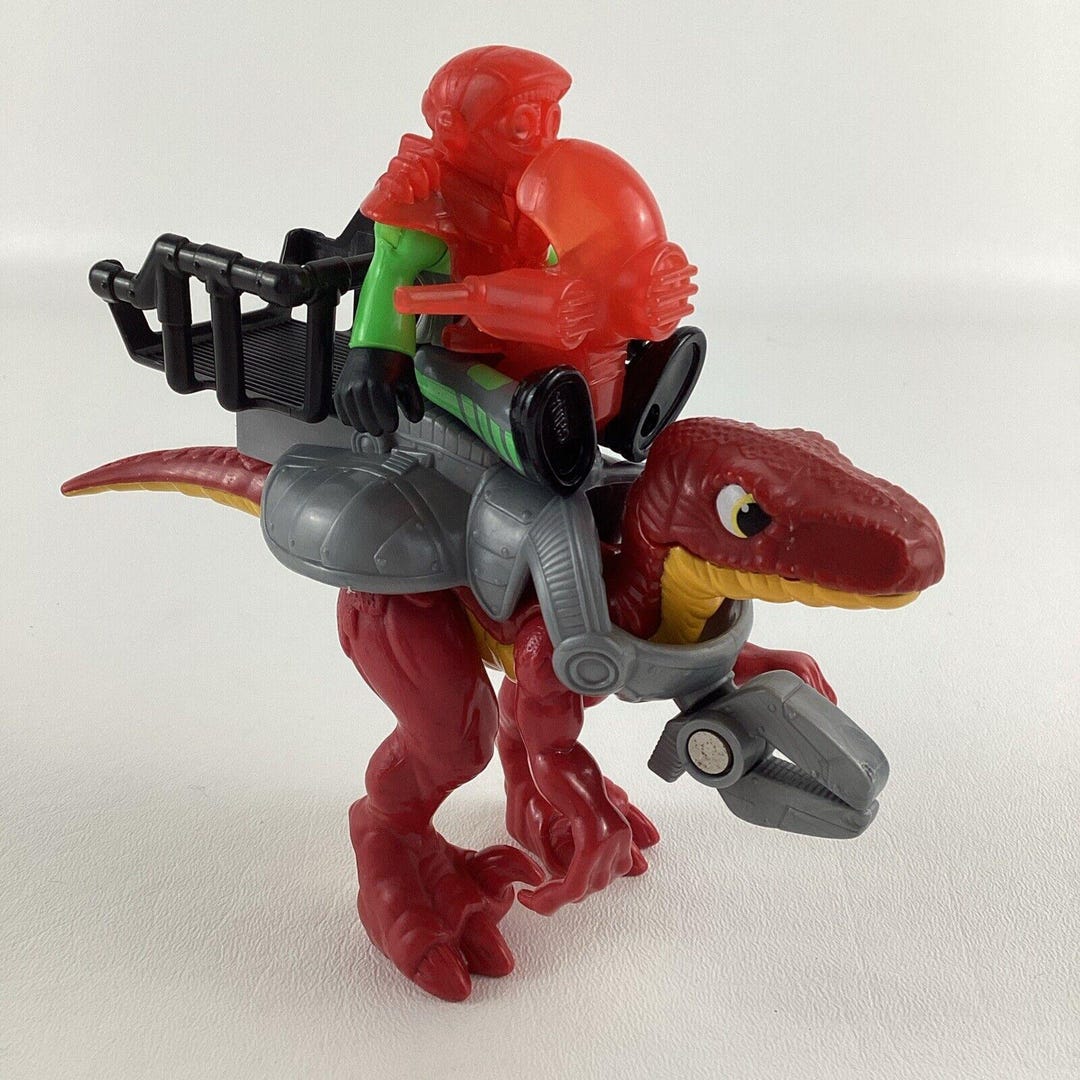 Dino Riders Raptor Fisher Price Imaginext Dino Riders Armored Raptor Dinosaur Action ...