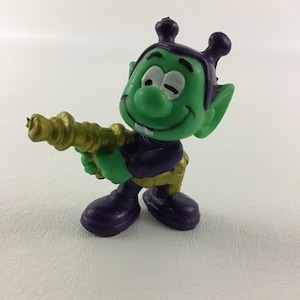 Astroniks Sammelfigur PVC Bully Actionfigur Space Alien Spielzeug Vintage 1983