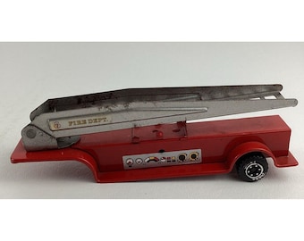 Vintage 1960's Tonka TFD Red Aerial Ladder Fire Truck Ladder