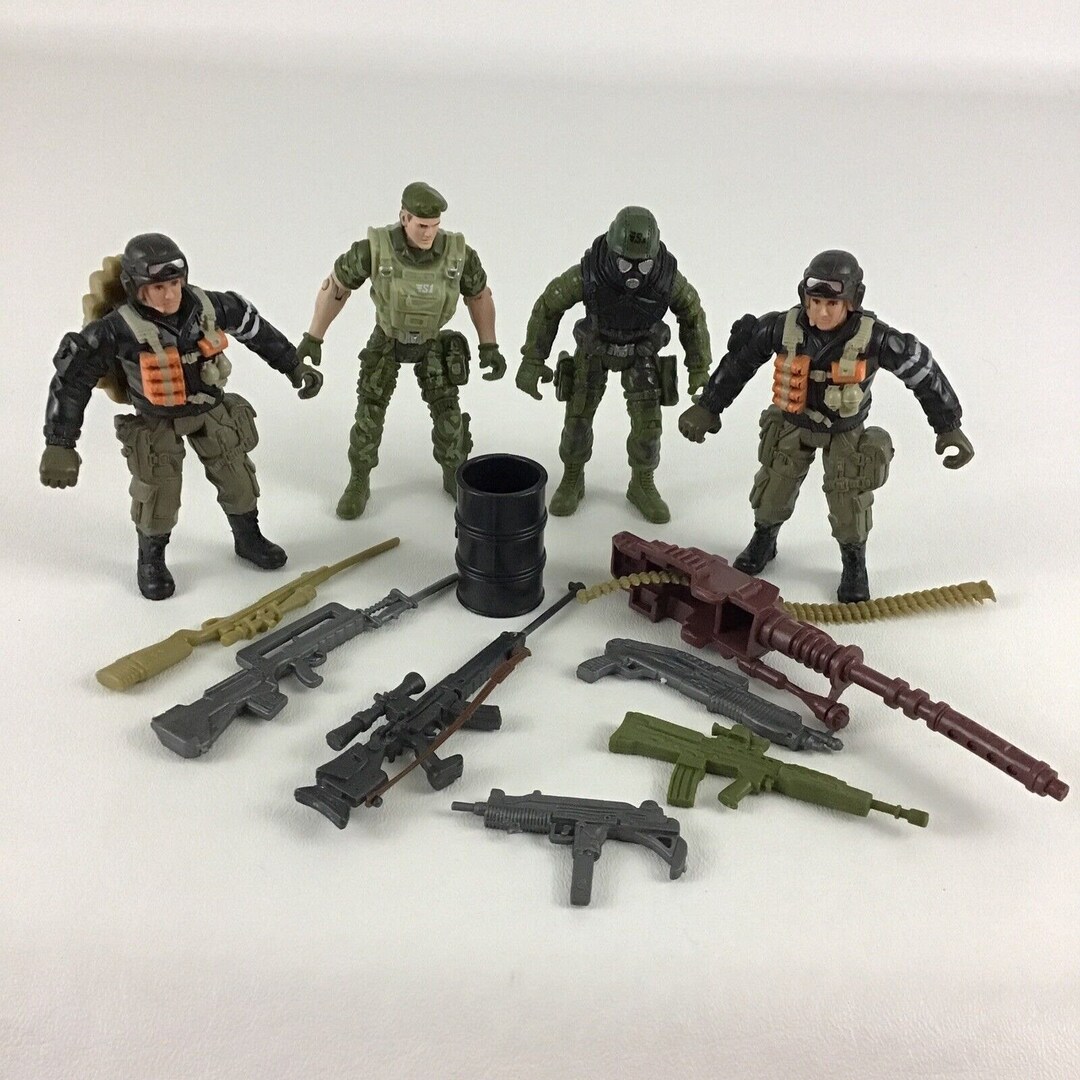 Chap Mei Soldier Force 4 Action Adventure Figures Lot Etsy