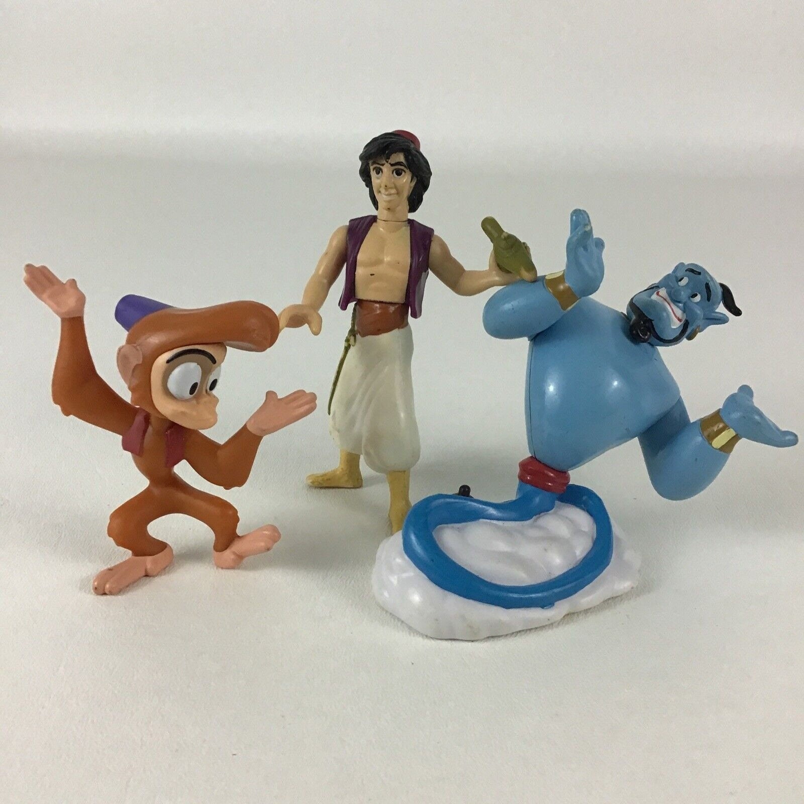 Sociaal Naleving van ik ben ziek Disney Aladdin Figures Topper 3pc Lot Abu Monkey Magic Genie - Etsy België